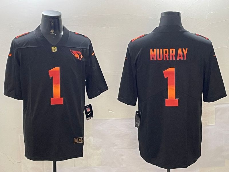 Men Arizona Cardinals #1 Murray Black 2024 Nike Limited NFL Jersey style 0108->arizona cardinals->NFL Jersey